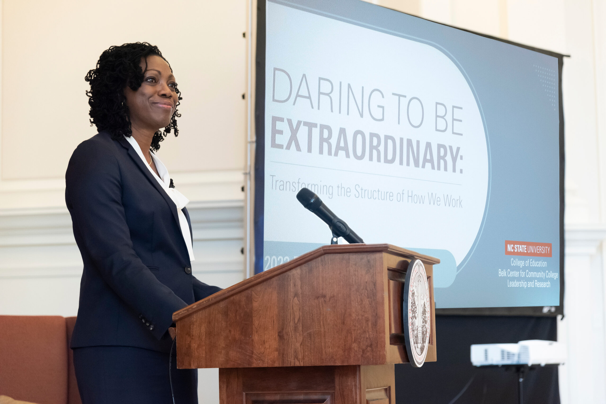 Dr. Falecia D. Williams, President of Prince George’s Community College at the Dallas Herring Lecture