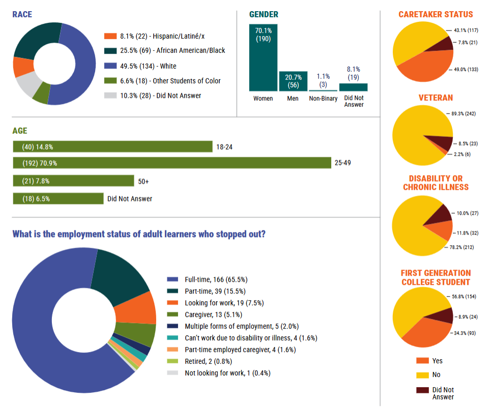 Alternative Findings Race, Gender, Age and Employment Status